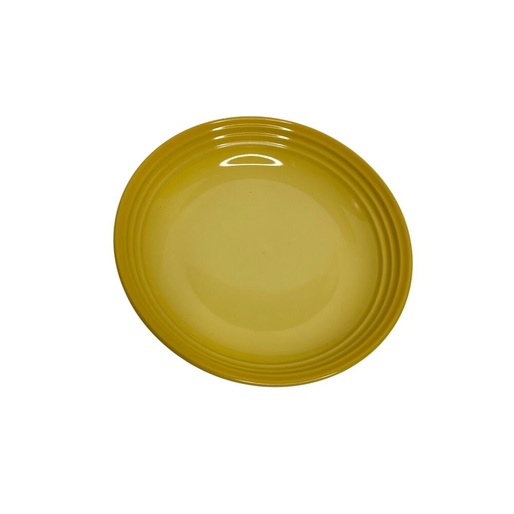Le Creuset Yellow Rimmed 8.5" 2301 Salad Pasta Plate